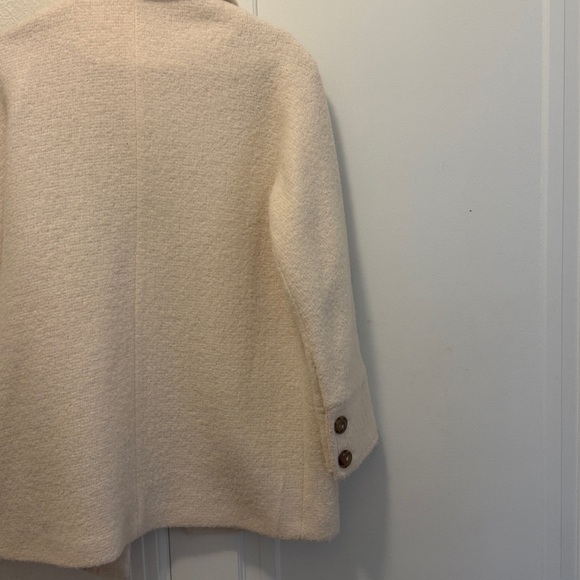 Sezane Paola Coat in ecru size 36 - Picture 3 of 9